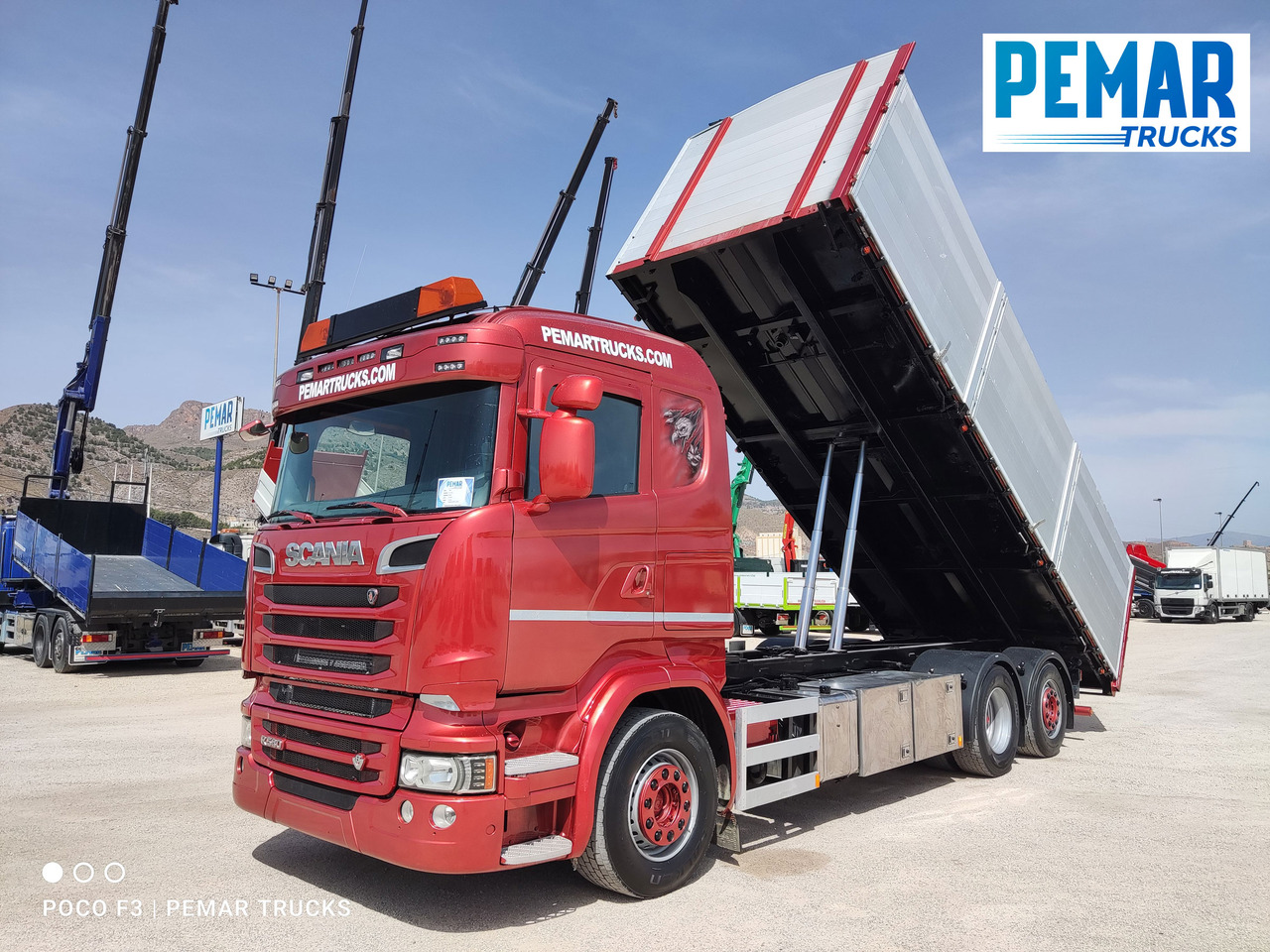 SCANIA R 580 6X2 BASCULANTE RETARDER EURO 6 - Tippbil lastbil: bild 1 SCANIA R 580 6X2 BASCULANTE RETARDER EURO 6 - Tippbil lastbil: bild 1