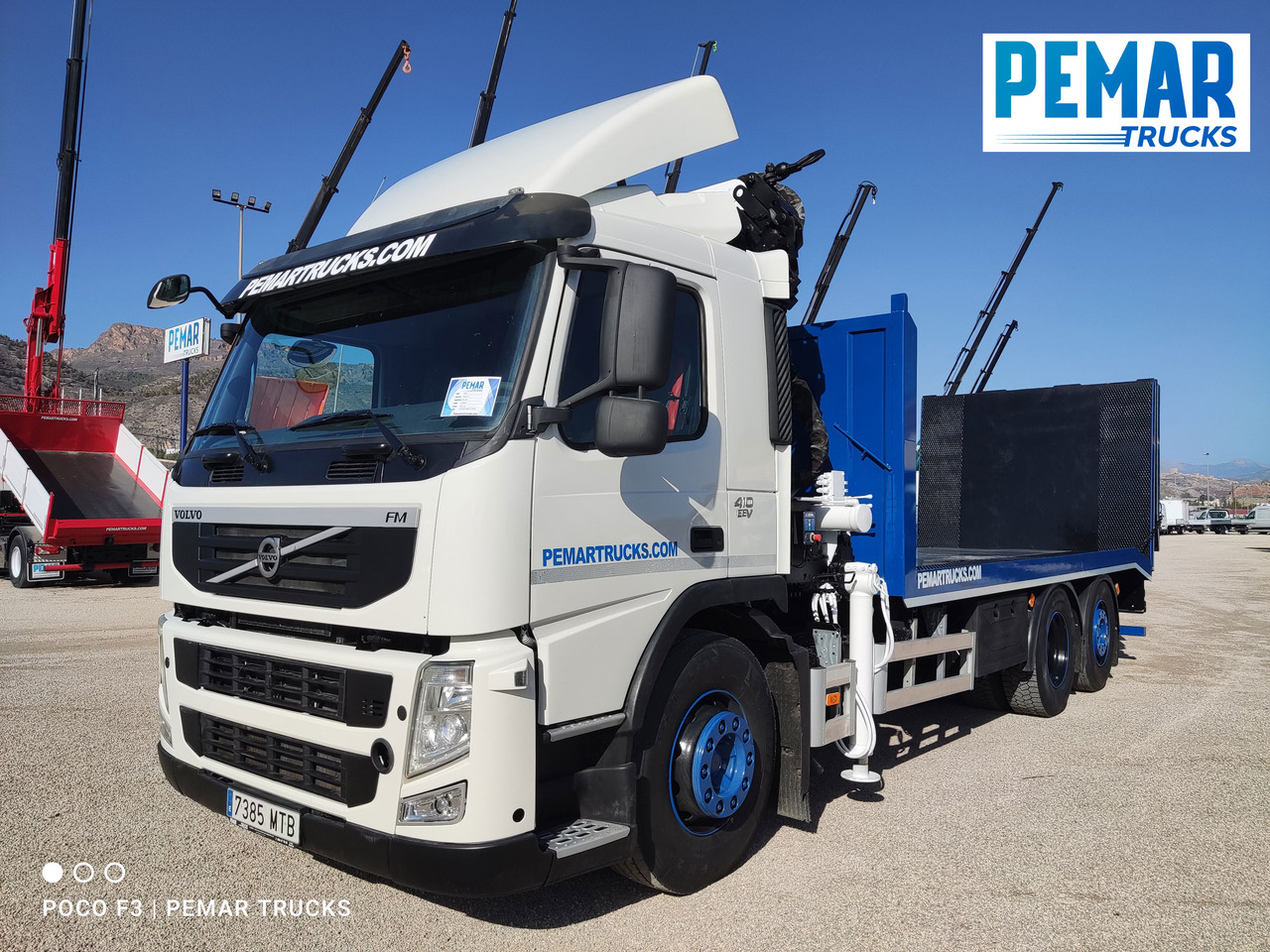 VOLVO FM 410 6X2 GRUA PORTAMAQUINARIA - Biltransportbil lastbil, Kranbil: bild 2 VOLVO FM 410 6X2 GRUA PORTAMAQUINARIA - Biltransportbil lastbil, Kranbil: bild 2