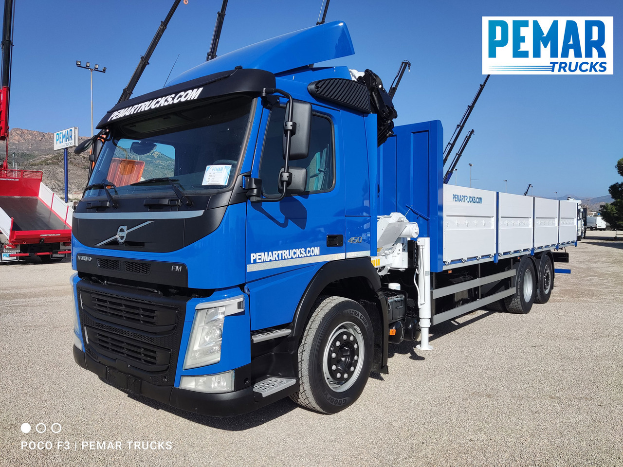 VOLVO FM 450 6X2 GRUA CAJA FIJA EURO 6 - Flakbil, Kranbil: bild 2 VOLVO FM 450 6X2 GRUA CAJA FIJA EURO 6 - Flakbil, Kranbil: bild 2