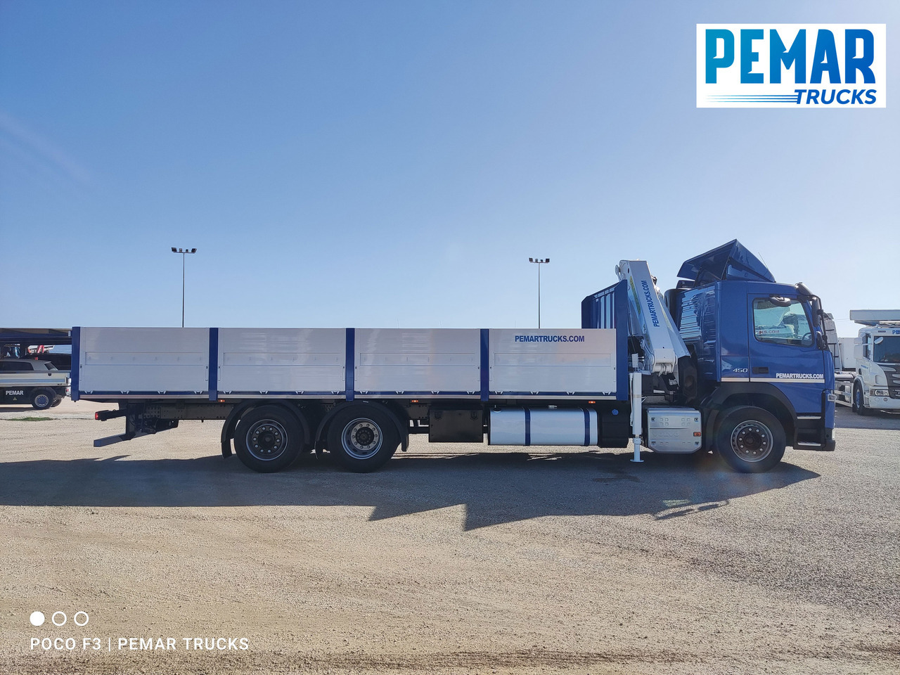 VOLVO FM 450 6X2 GRUA CAJA FIJA EURO 6 - Flakbil, Kranbil: bild 5 VOLVO FM 450 6X2 GRUA CAJA FIJA EURO 6 - Flakbil, Kranbil: bild 5