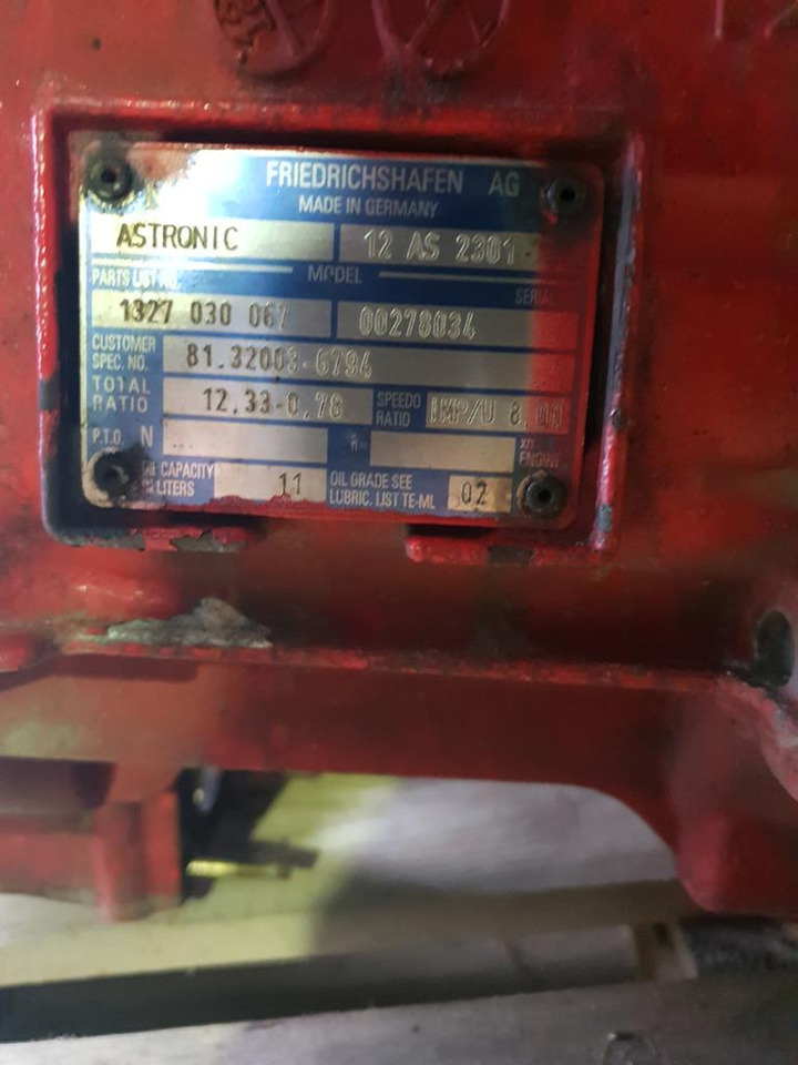 MAN ASTRONIC 12 AS 2301 WITHOUT INTARDER - Växellåda för Lastbil: bild 5 MAN ASTRONIC 12 AS 2301 WITHOUT INTARDER - Växellåda för Lastbil: bild 5