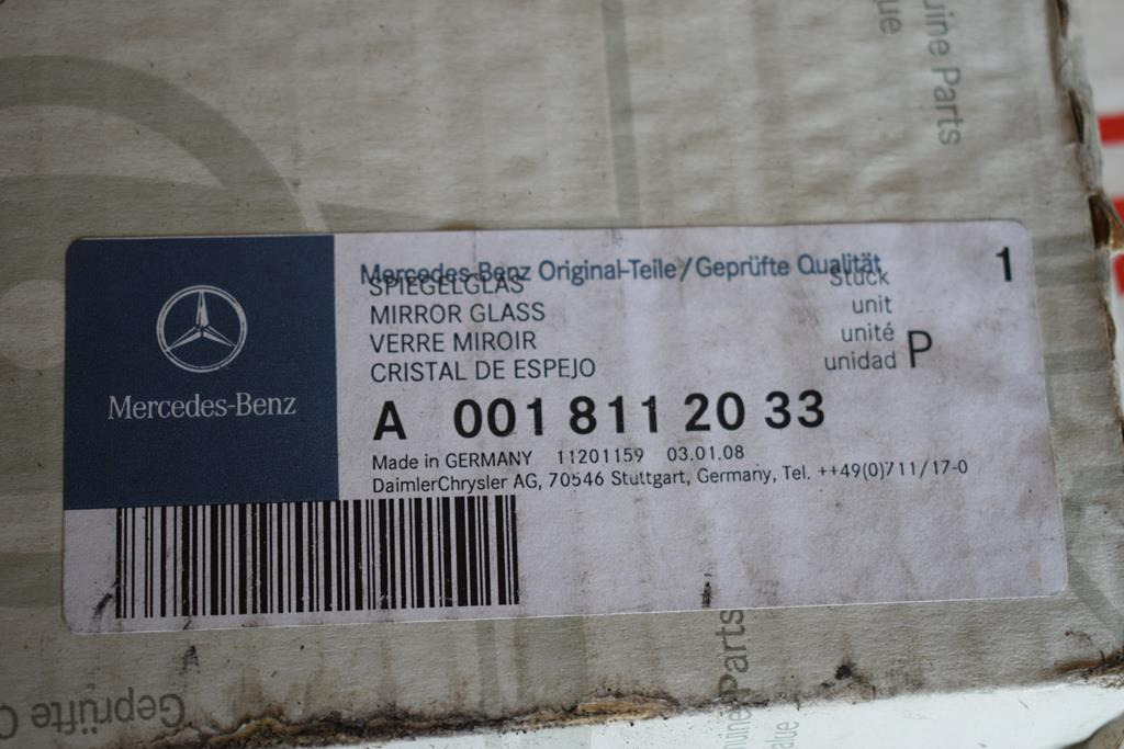 MERCEDES-BENZ ACTROS EXTERIOR MIRROR GLASS - Backspegel för Lastbil: bild 3 MERCEDES-BENZ ACTROS EXTERIOR MIRROR GLASS - Backspegel för Lastbil: bild 3