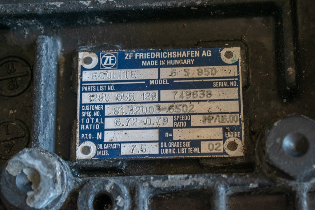 ZF ECOLITE 6 S 850 FOR MAN WITH MECHANICAL LEVER - Växellåda för Lastbil: bild 5 ZF ECOLITE 6 S 850 FOR MAN WITH MECHANICAL LEVER - Växellåda för Lastbil: bild 5