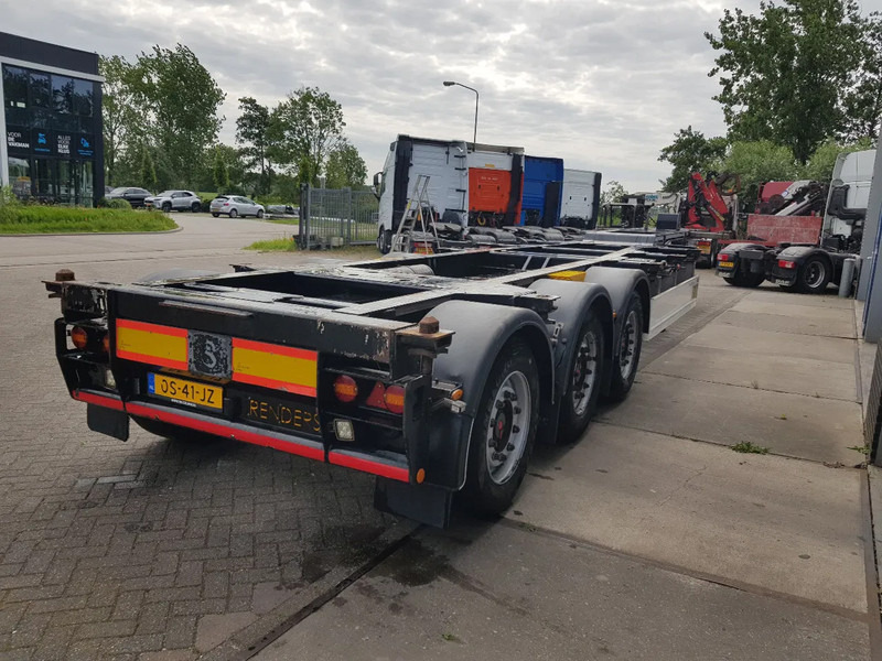 Containerbil/ Växelflak semitrailer Renders 3DFCST multi chassis SAF Schijfremmen: bild 6