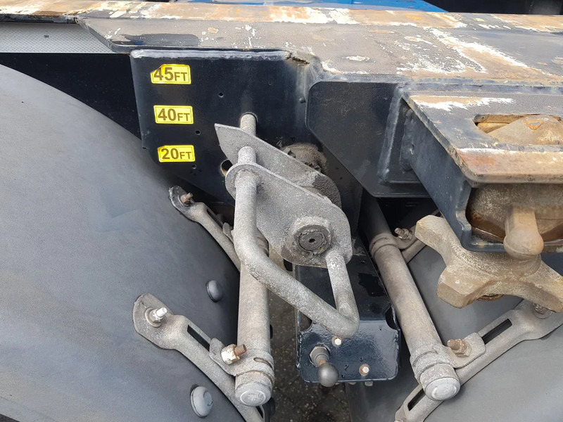 Containerbil/ Växelflak semitrailer Renders 3DFCST multi chassis SAF Schijfremmen: bild 9