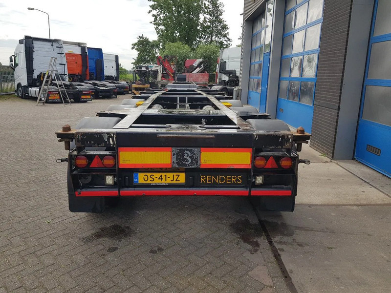 Containerbil/ Växelflak semitrailer Renders 3DFCST multi chassis SAF Schijfremmen: bild 5