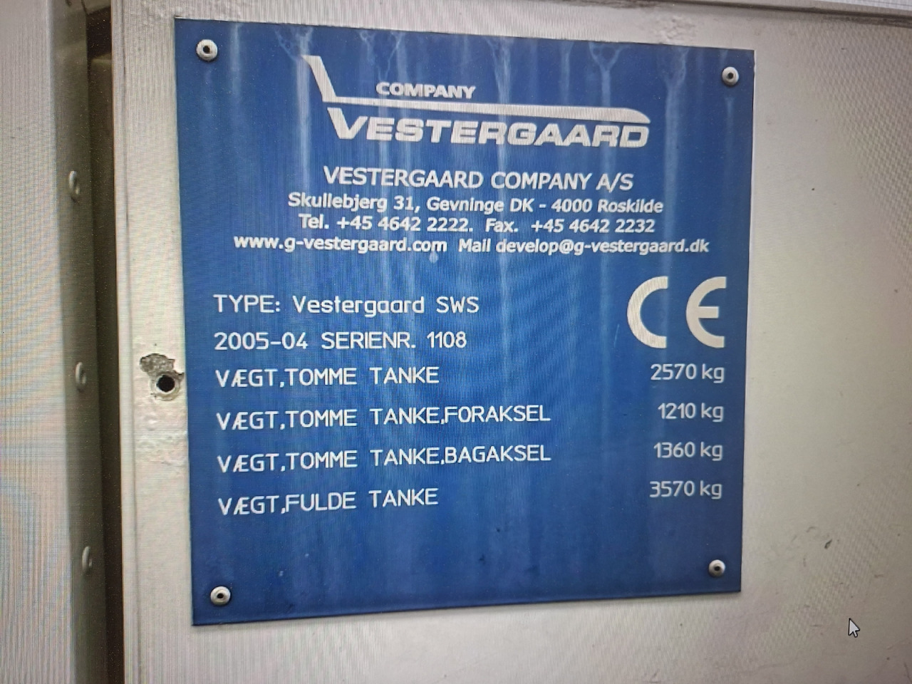 Mercedes311 CDI/30/Vestergaard WSU - Flygplatsutrustning: bild 5 Mercedes311 CDI/30/Vestergaard WSU - Flygplatsutrustning: bild 5