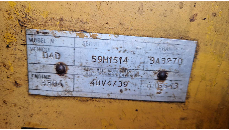 Bulldozer Caterpillar D4D: bild 14 Bulldozer Caterpillar D4D: bild 14