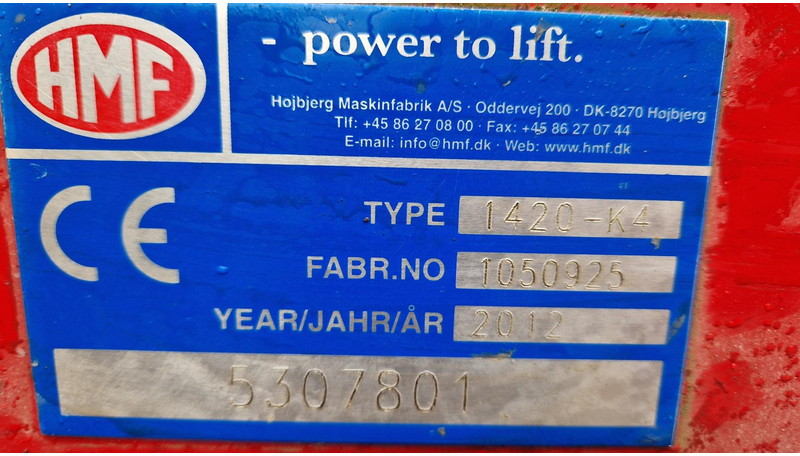 Mercedes-Benz ACTROS 2544L 6X2*4 HMF 1420K4 2012 - Lastbil med kabelsystem, Kranbil: bild 5 Mercedes-Benz ACTROS 2544L 6X2*4 HMF 1420K4 2012 - Lastbil med kabelsystem, Kranbil: bild 5