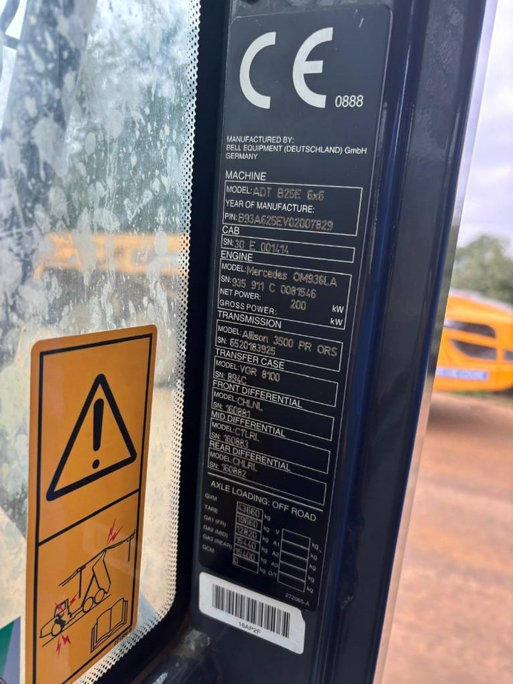 Ramstyrd dumper Bell B 25 E: bild 7 Ramstyrd dumper Bell B 25 E: bild 7