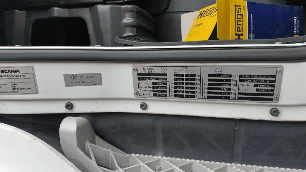 Scania R164 480 rautajouset,av4100mm , ADR. HIENO!! - Chassi lastbil: bild 5 Scania R164 480 rautajouset,av4100mm , ADR. HIENO!! - Chassi lastbil: bild 5