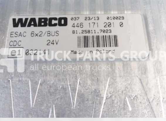 MAN TGX, TGS, EURO6. EURO 6 emission standard ESAC, ECAS control uni control unit - Kontrollenhet för Lastbil: bild 1 MAN TGX, TGS, EURO6. EURO 6 emission standard ESAC, ECAS control uni control unit - Kontrollenhet för Lastbil: bild 1
