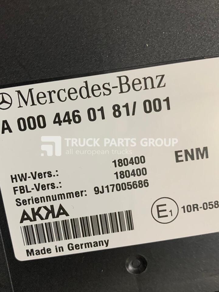 MERCEDES BENZ Citaro 1, Citaro 2, Conecto, Integro, Intouro, O350, Tourismo, Travego, EVOBUS, BUS, ENM unit, 0004460181 by AKKA, HW version: 180400, FBL version: 180400 - Kontrollenhet för Buss: bild 1 MERCEDES BENZ Citaro 1, Citaro 2, Conecto, Integro, Intouro, O350, Tourismo, Travego, EVOBUS, BUS, ENM unit, 0004460181 by AKKA, HW version: 180400, FBL version: 180400 - Kontrollenhet för Buss: bild 1