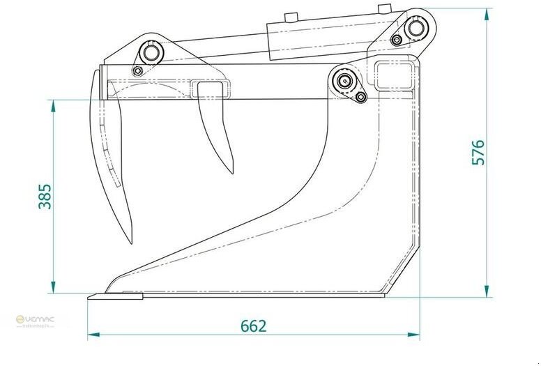 Vemac Krokodilschaufel 90 cm Kroko Schaufel Avant Multione Hoflader NEU - Utrustning för ensilage: bild 2 Vemac Krokodilschaufel 90 cm Kroko Schaufel Avant Multione Hoflader NEU - Utrustning för ensilage: bild 2