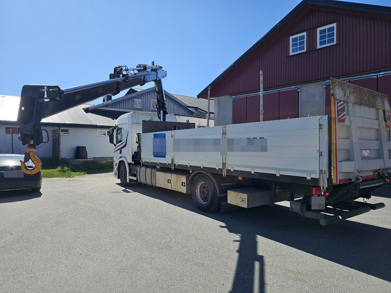 Scania P320 - Flakbil, Kranbil: bild 4 Scania P320 - Flakbil, Kranbil: bild 4