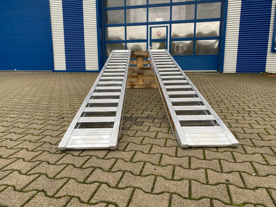 Alurampen Satz 3,50M 2000KG Minibagger Minilader Quad Auffahrrampe *INKL.19% MWST* - Lastramp: bild 3 Alurampen Satz 3,50M 2000KG Minibagger Minilader Quad Auffahrrampe *INKL.19% MWST* - Lastramp: bild 3