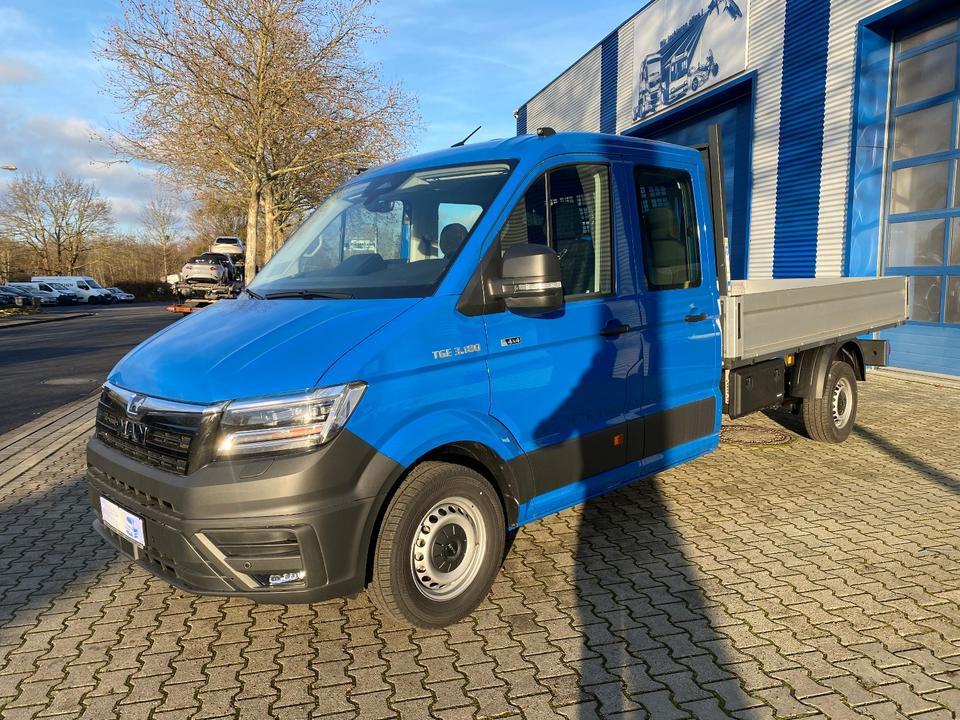 MAN TGE 3.180 4x4 Doka Pritsche Lang *INKL.19% MWT* AUTOMATIK*LED*CAM*AHK*TEMPO*STANDHZG*UVM* - Transportbil med flak, Dubbelhytt transportbil: bild 4 MAN TGE 3.180 4x4 Doka Pritsche Lang *INKL.19% MWT* AUTOMATIK*LED*CAM*AHK*TEMPO*STANDHZG*UVM* - Transportbil med flak, Dubbelhytt transportbil: bild 4