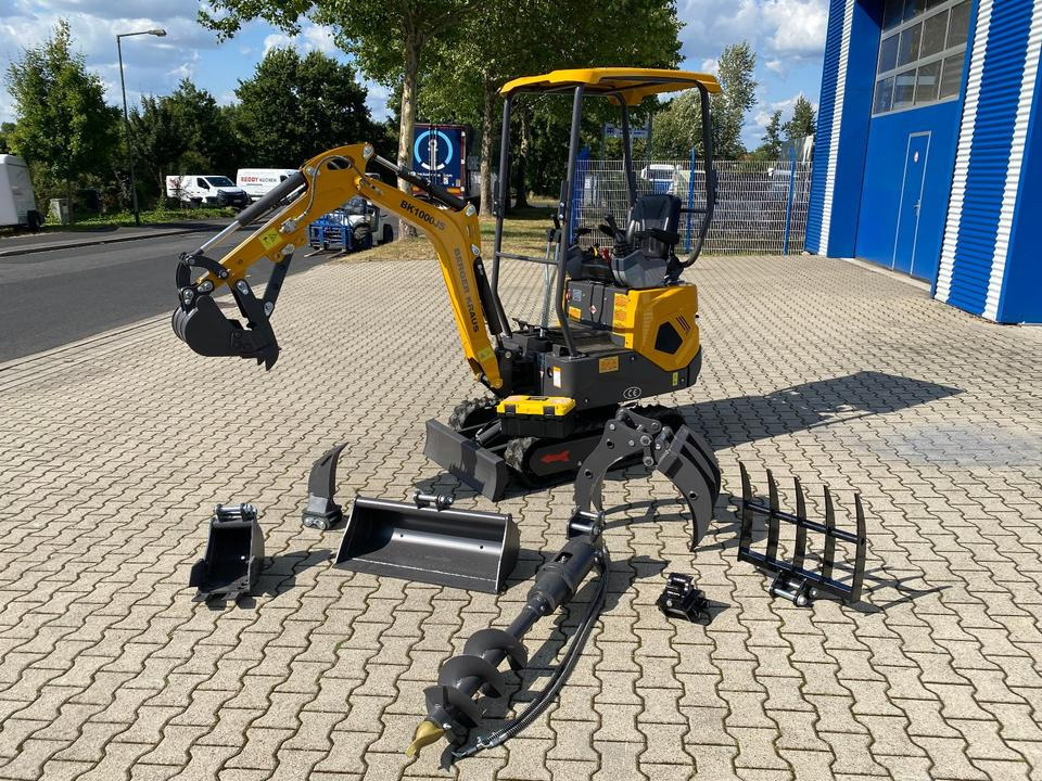 Minibagger BK1000JS inkl. kleinem Zubehörpaket *HERBSTAKTION*INKL.19% MWST*BERGER KRAUS*SOFORT!* - Minigrävmaskin: bild 1 Minibagger BK1000JS inkl. kleinem Zubehörpaket *HERBSTAKTION*INKL.19% MWST*BERGER KRAUS*SOFORT!* - Minigrävmaskin: bild 1