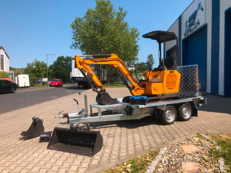Minibagger BK1500JS inkl. Anhänger *INKL.19% MWST*BERGER KRAUS*KUBOTA*JOYST*SCHAUFELPAKET* - Minigrävmaskin: bild 2 Minibagger BK1500JS inkl. Anhänger *INKL.19% MWST*BERGER KRAUS*KUBOTA*JOYST*SCHAUFELPAKET* - Minigrävmaskin: bild 2