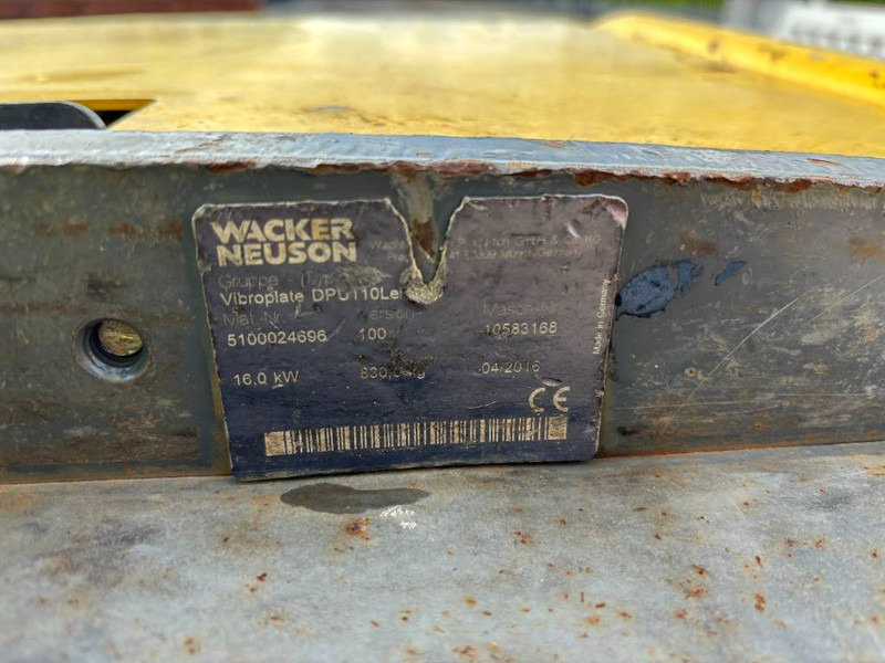 WACKER NEUSON DPU110 Lem 970 - Vibroplatta: bild 5 WACKER NEUSON DPU110 Lem 970 - Vibroplatta: bild 5