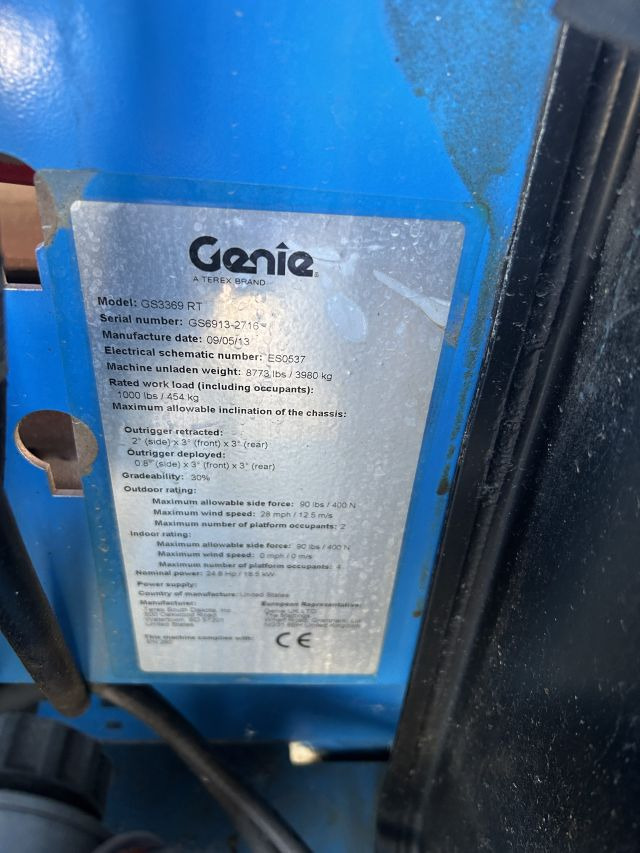 GENIE GS3369RT - Saxlift: bild 4 GENIE GS3369RT - Saxlift: bild 4