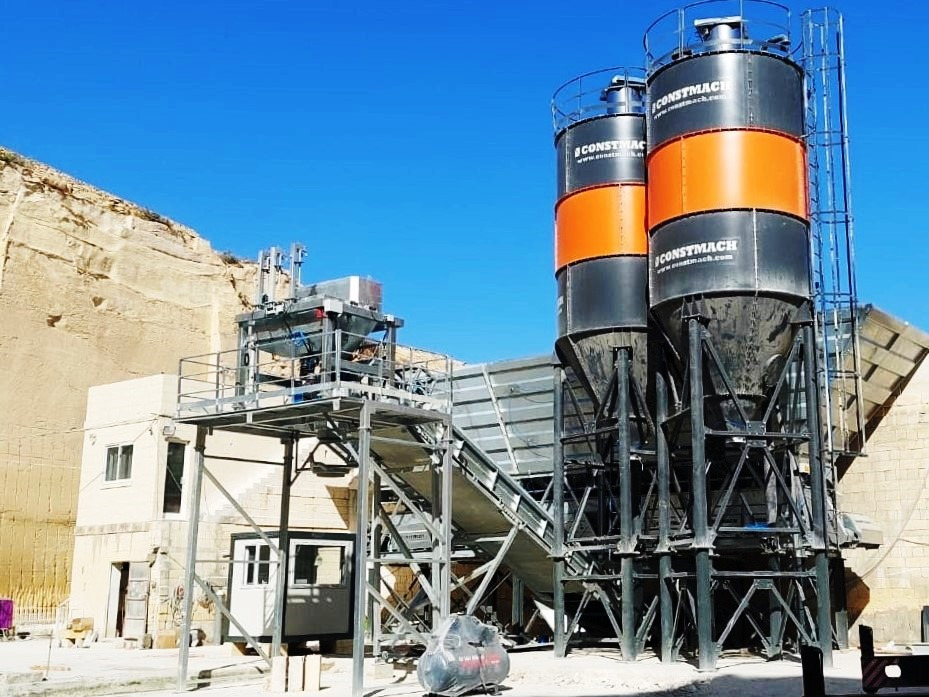 Constmach 100 m³/h Dry Type Concrete Batching Plant - Betongfabrik: bild 1 Constmach 100 m³/h Dry Type Concrete Batching Plant - Betongfabrik: bild 1