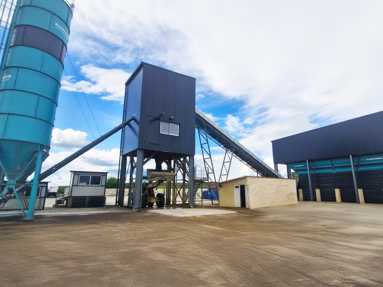 Constmach 100 m³/h Stationary Concrete Batching Plant - Betongfabrik: bild 1 Constmach 100 m³/h Stationary Concrete Batching Plant - Betongfabrik: bild 1