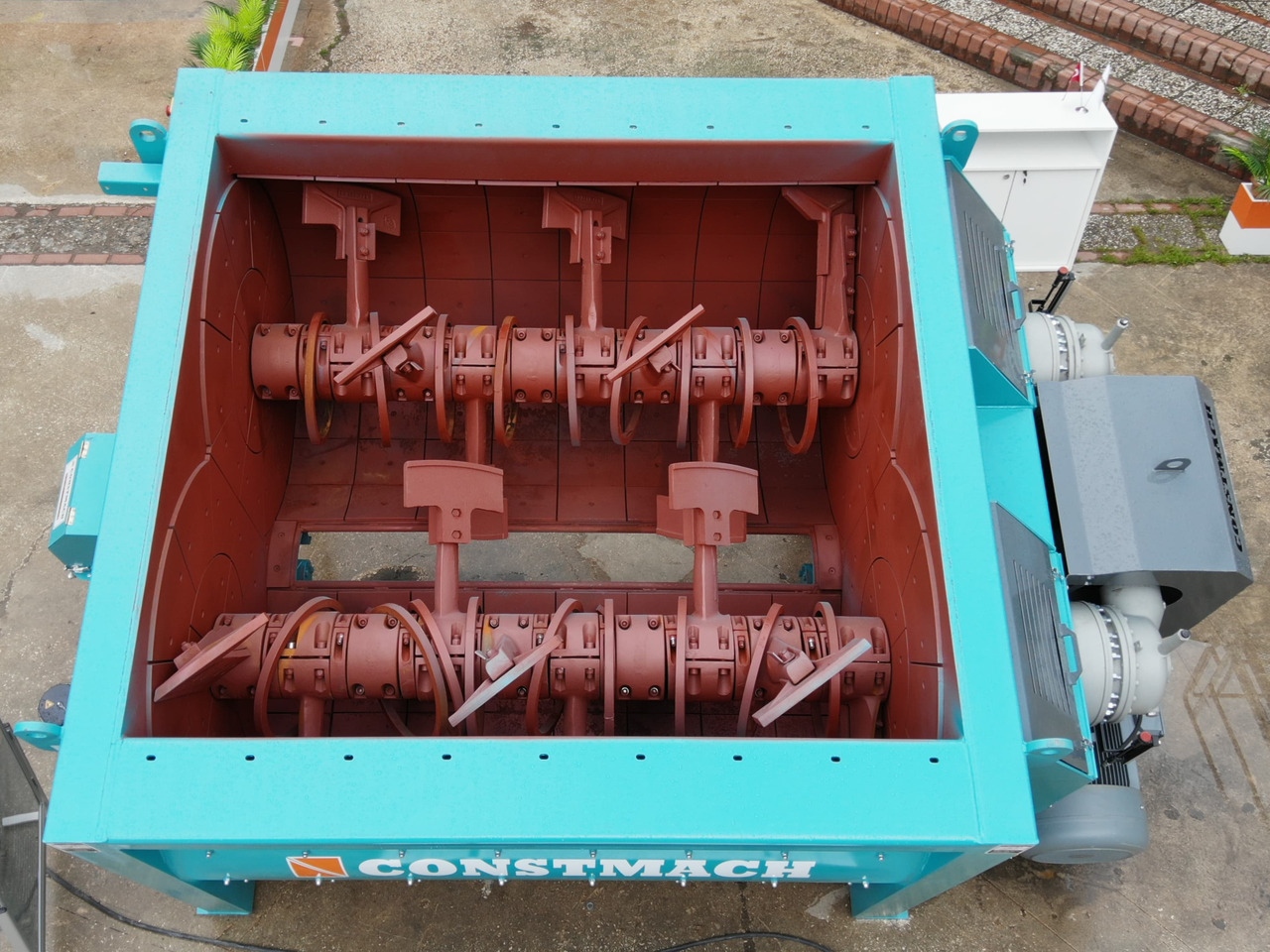 Constmach Doppelwellen-Betonmischer (Paddelmischer) - Betongblandare: bild 2 Constmach Doppelwellen-Betonmischer (Paddelmischer) - Betongblandare: bild 2