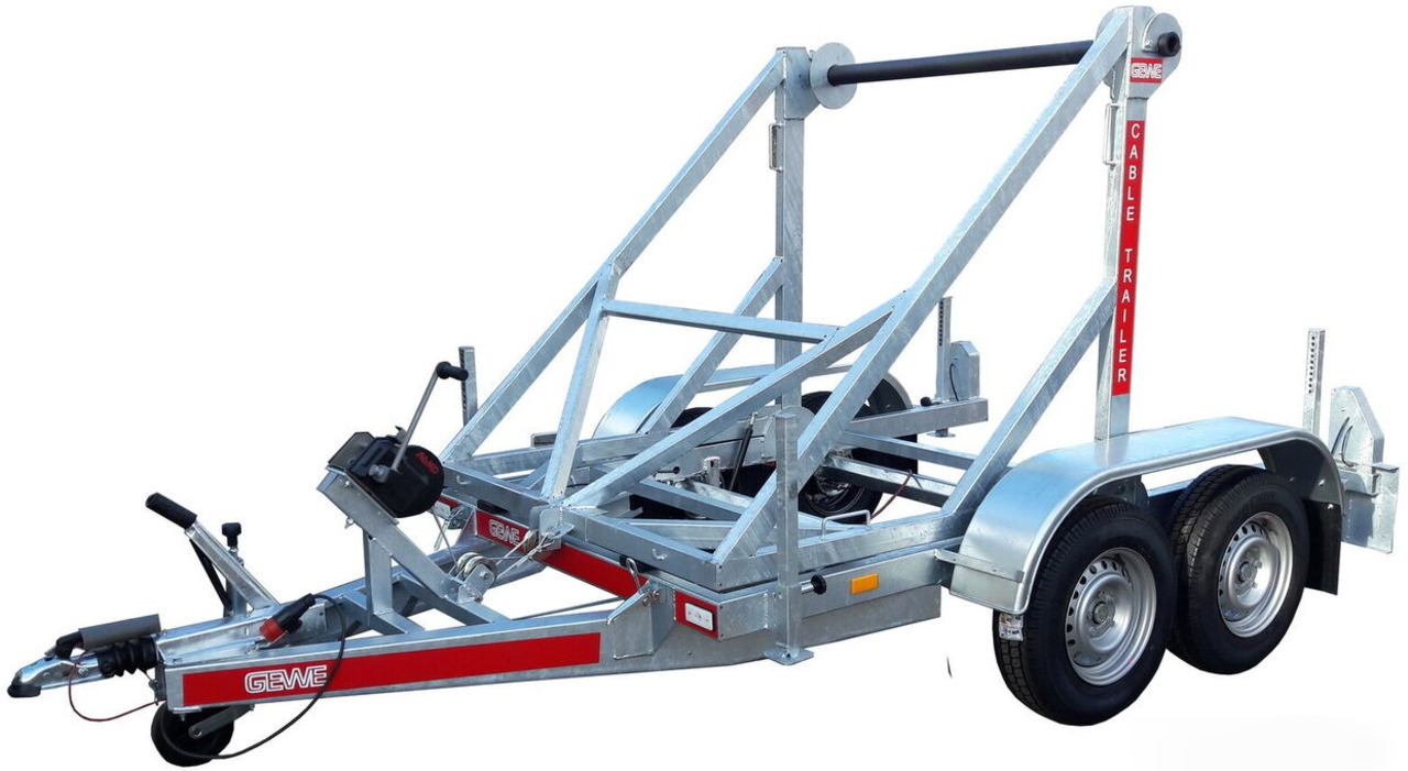 Gewe Przyczepa kablowa P3500 D/1 do przewozu bębnów kablowych - Kabelsläp: bild 4 Gewe Przyczepa kablowa P3500 D/1 do przewozu bębnów kablowych - Kabelsläp: bild 4