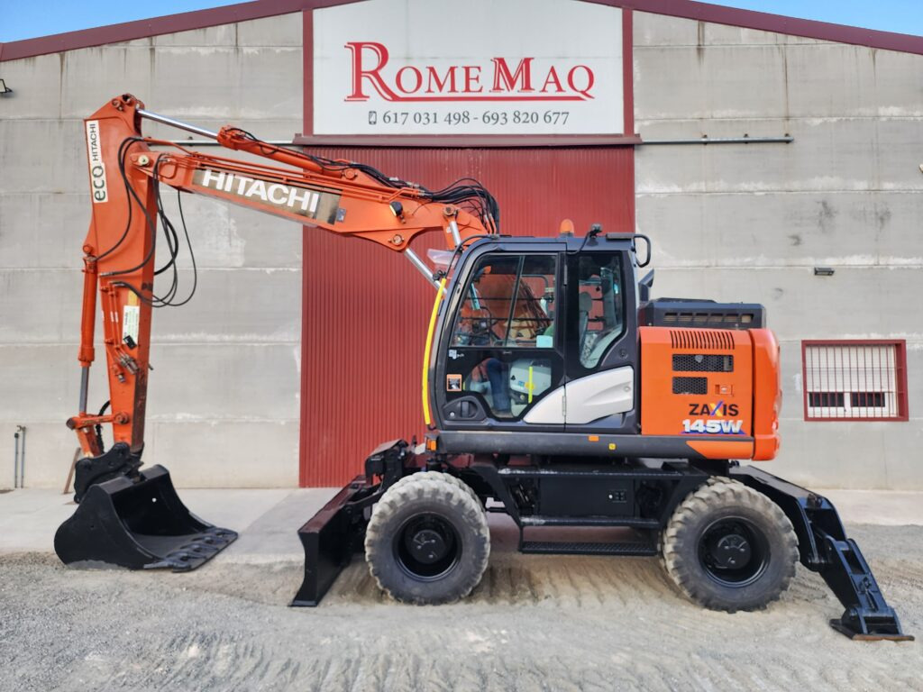 HITACHI ZX145W-6 - Grävmaskin på däck: bild 1 HITACHI ZX145W-6 - Grävmaskin på däck: bild 1