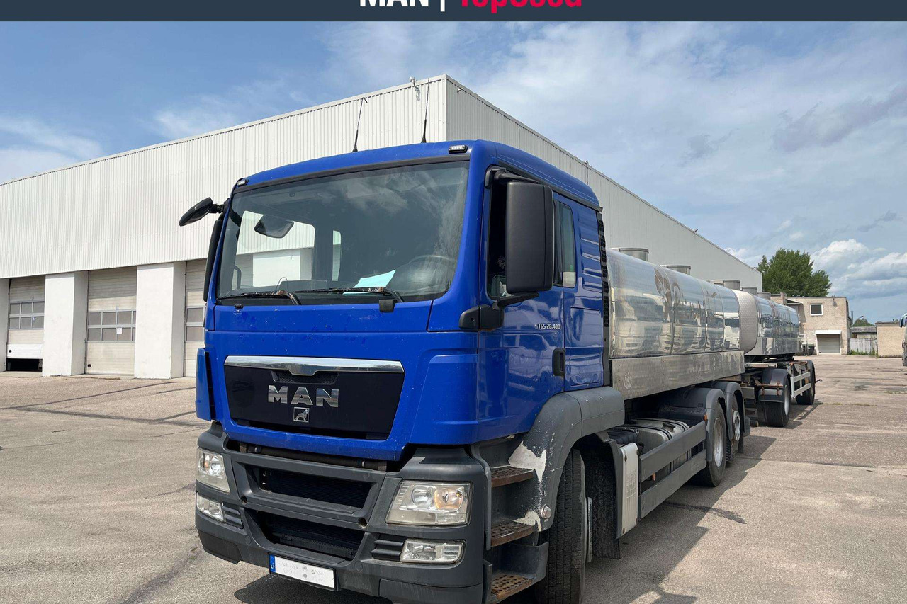 MAN 26.400 6X2-2 Plandex (8633) - Tankbil, Tanksläp: bild 1 MAN 26.400 6X2-2 Plandex (8633) - Tankbil, Tanksläp: bild 1