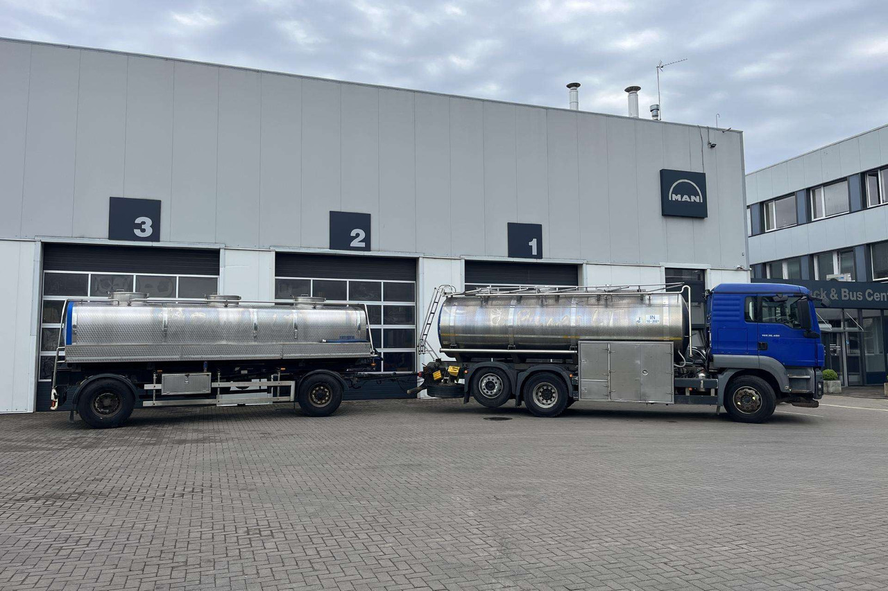 MAN TGS 26.400 6X2-2 Plandex (08632) - Tankbil, Tanksläp: bild 2 MAN TGS 26.400 6X2-2 Plandex (08632) - Tankbil, Tanksläp: bild 2