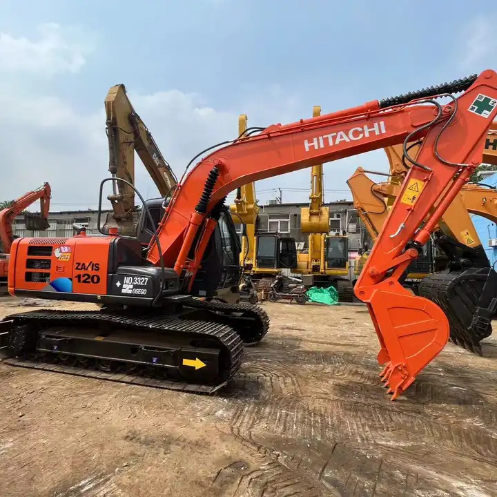 Used excavator hitachi zx 120 Japanese brand hitachi zaxis 120 12Ton excavator - Bandgrävare: bild 1 Used excavator hitachi zx 120 Japanese brand hitachi zaxis 120 12Ton excavator - Bandgrävare: bild 1