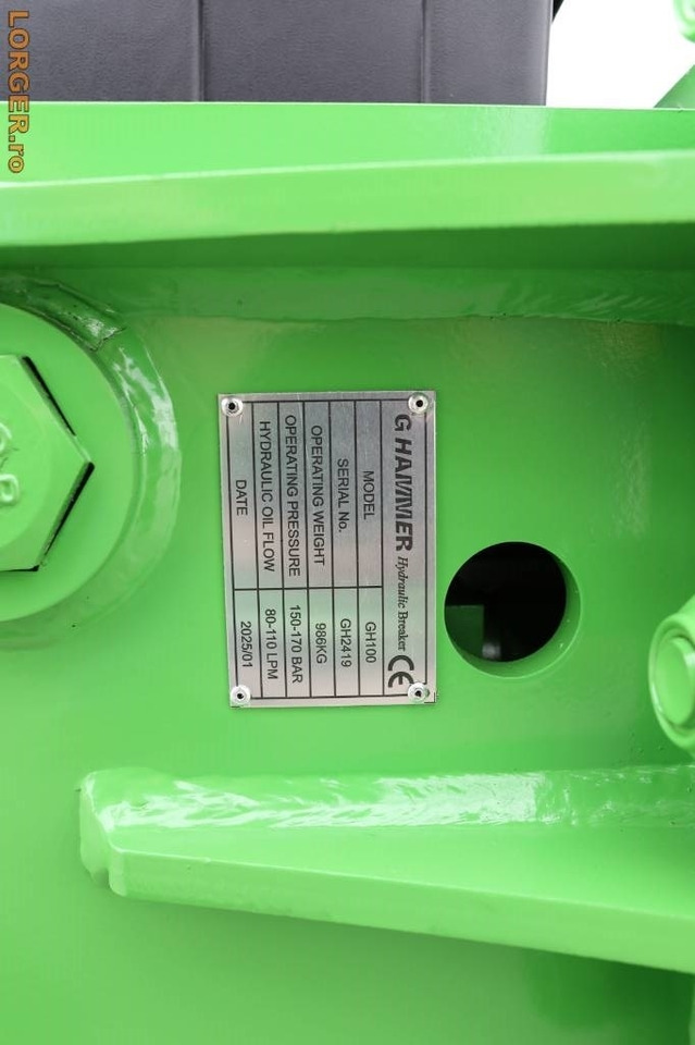G Hammer G 100 – Power, not noise! New, 2025 Model - Hydraulisk hammare för Byggmaskiner: bild 3 G Hammer G 100 – Power, not noise! New, 2025 Model - Hydraulisk hammare för Byggmaskiner: bild 3