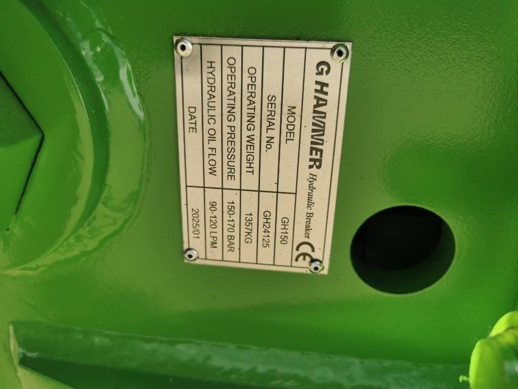 G Hammer GH 150. Power, Not Noise ! NEW 2025 Model - Hydraulisk hammare för Byggmaskiner: bild 4 G Hammer GH 150. Power, Not Noise ! NEW 2025 Model - Hydraulisk hammare för Byggmaskiner: bild 4