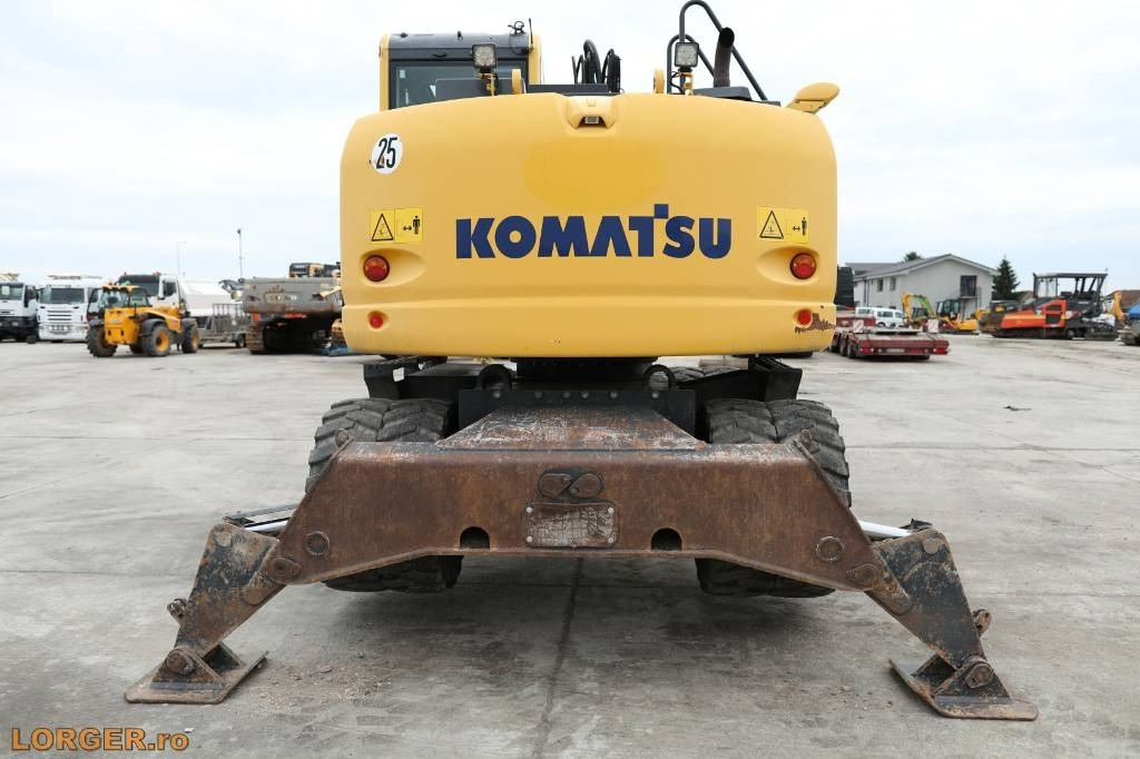 Komatsu PW 148-10  - Grävmaskin på däck: bild 5 Komatsu PW 148-10  - Grävmaskin på däck: bild 5