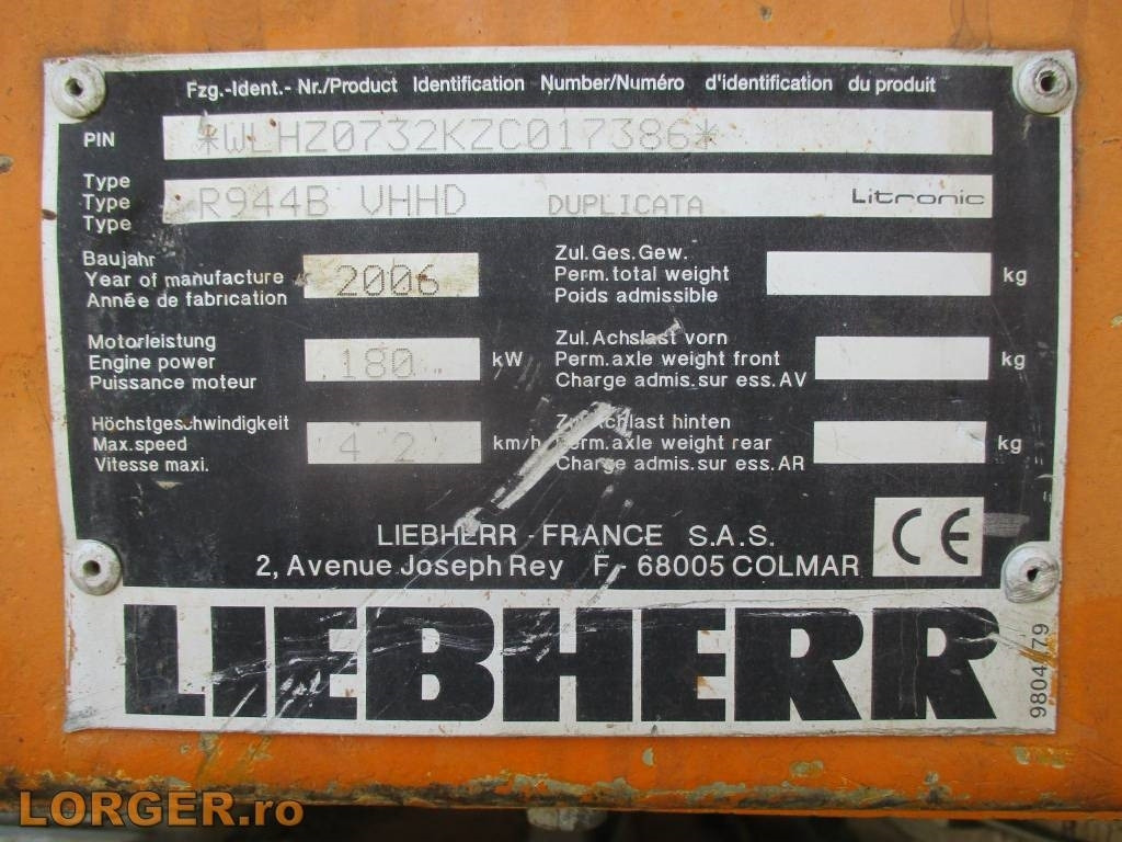 Rivningsgrävare Liebherr R 944B VHHD: bild 20