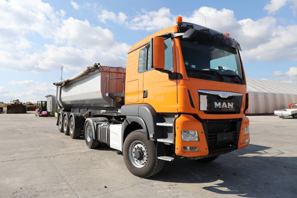 MAN TGS 18.480 4x4 Truck + Carnehl CHKS/AH Aluminium T  - Tippbil lastbil: bild 1 MAN TGS 18.480 4x4 Truck + Carnehl CHKS/AH Aluminium T  - Tippbil lastbil: bild 1