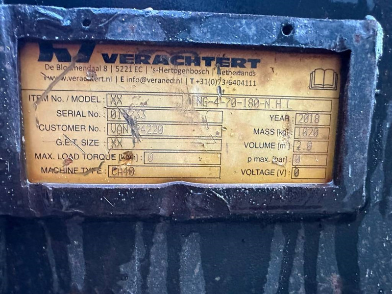 Verachtert 2m3 wide bucket - brede bak - Skopa för Byggmaskiner: bild 4 Verachtert 2m3 wide bucket - brede bak - Skopa för Byggmaskiner: bild 4