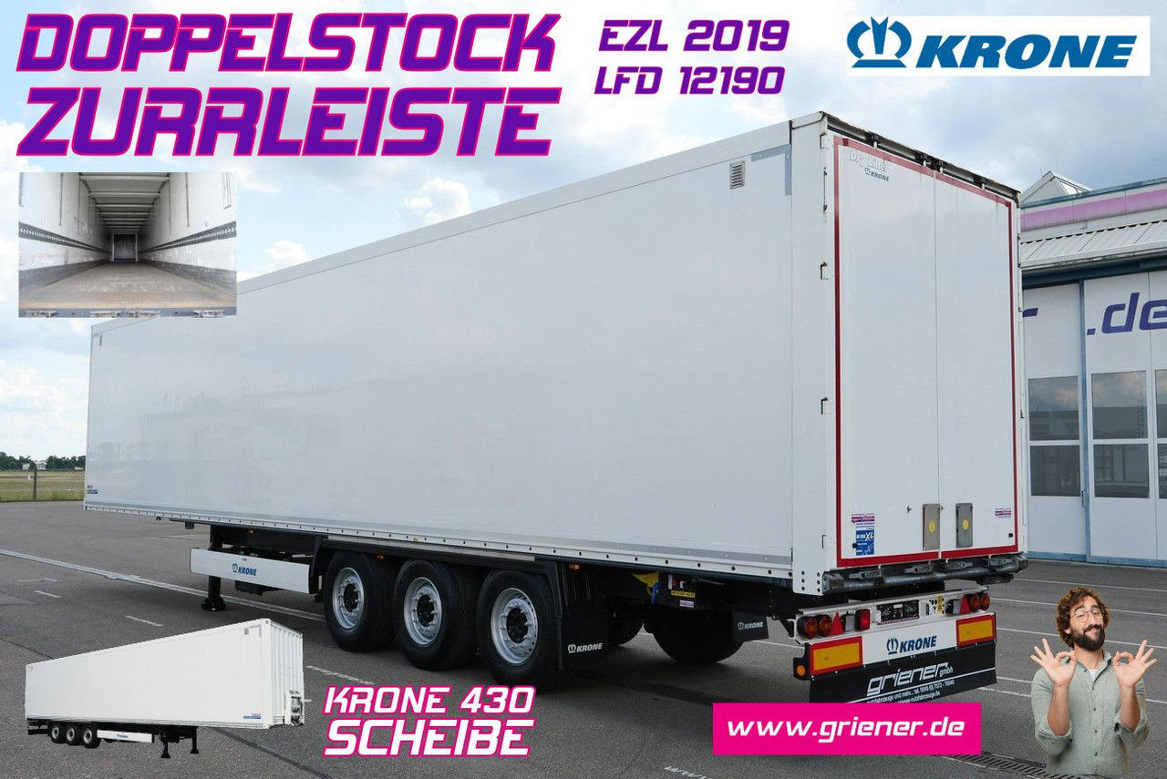 Krone SD 27/ DOPPELSTOCK / ZURRLEISTE / TOP /mehrfach - Skåp semitrailer: bild 1 Krone SD 27/ DOPPELSTOCK / ZURRLEISTE / TOP /mehrfach - Skåp semitrailer: bild 1