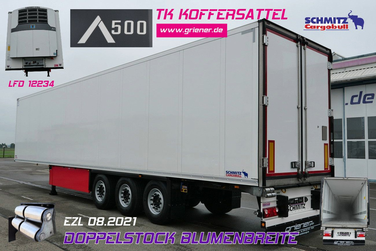 Schmitz Cargobull SKO 24/DOPPELSTOCK BLUMEN TK A500 DRP FP 45 - Skåp semitrailer: bild 1 Schmitz Cargobull SKO 24/DOPPELSTOCK BLUMEN TK A500 DRP FP 45 - Skåp semitrailer: bild 1