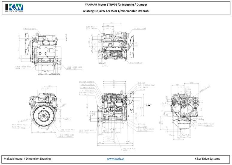 Yanmar Motor 3TNV76 - Motor för Minigrävmaskin: bild 5 Yanmar Motor 3TNV76 - Motor för Minigrävmaskin: bild 5