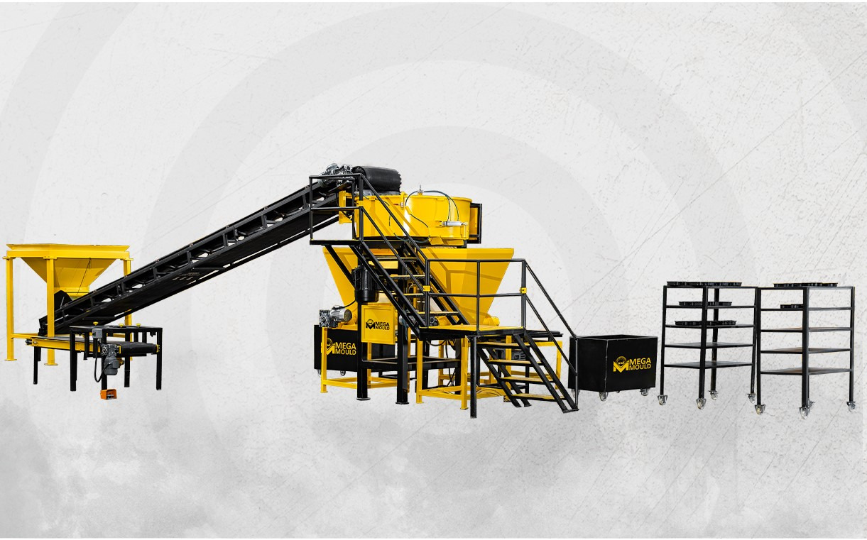 MEGA DECORATIVE PAVER BLOCK MANUFACTURING PLANT - Blockmaskin: bild 3 MEGA DECORATIVE PAVER BLOCK MANUFACTURING PLANT - Blockmaskin: bild 3