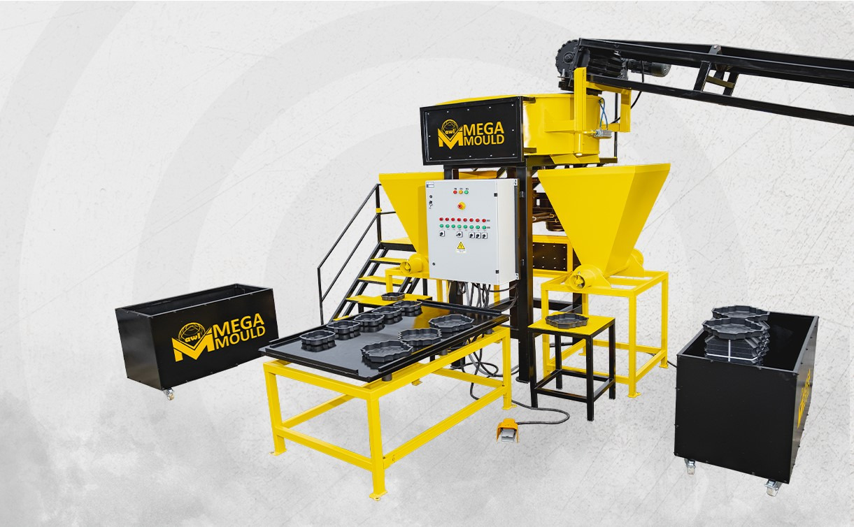 MEGA DECORATIVE PAVER BLOCK MANUFACTURING PLANT - Blockmaskin: bild 2 MEGA DECORATIVE PAVER BLOCK MANUFACTURING PLANT - Blockmaskin: bild 2