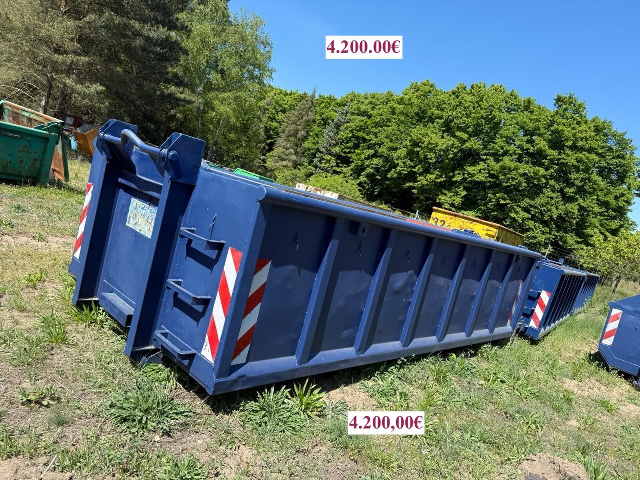 Abrollcontainer Stahl 20-24 m³/Heckklappe - Lastväxlarflak: bild 1 Abrollcontainer Stahl 20-24 m³/Heckklappe - Lastväxlarflak: bild 1