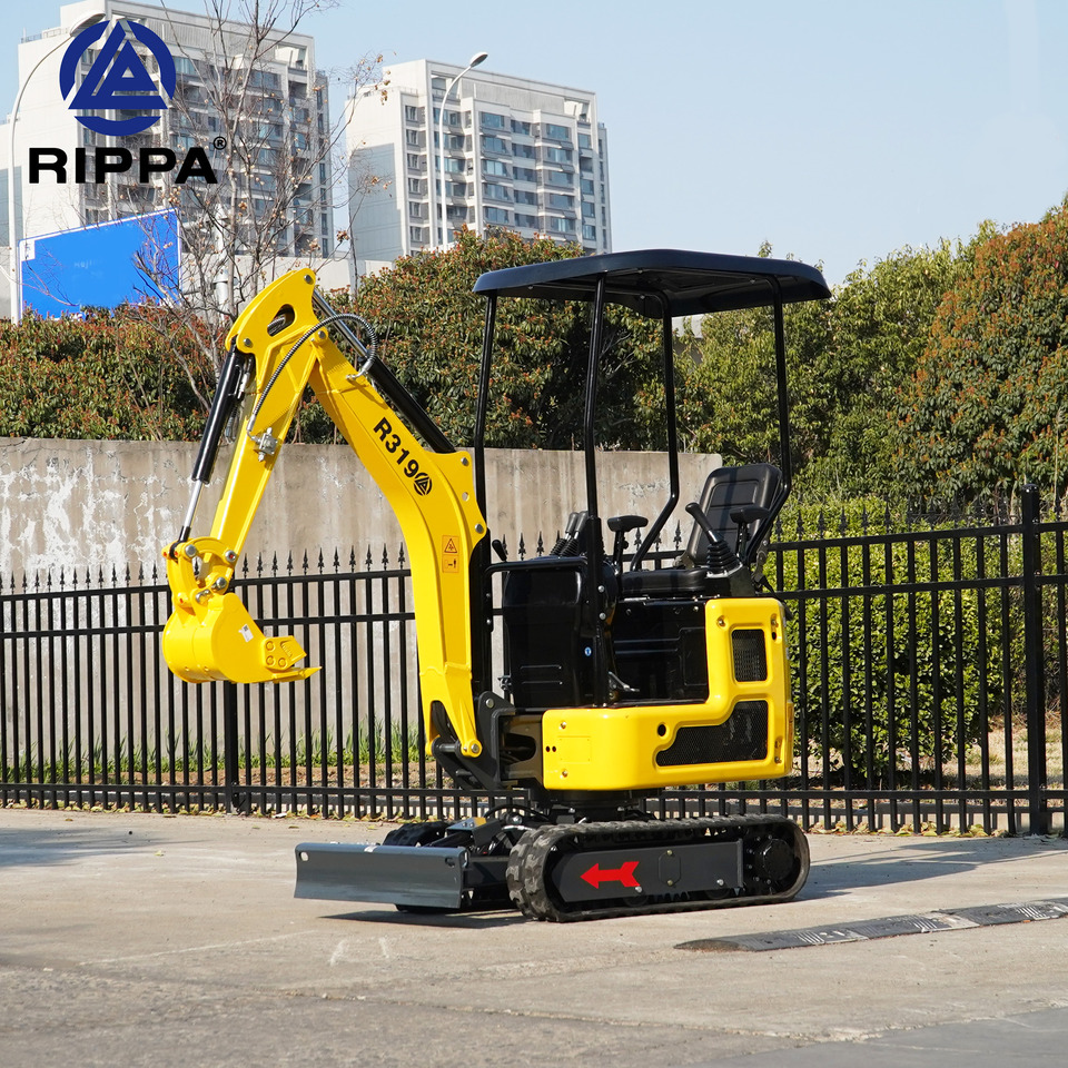 Rippa R319 Pilot Control|Kubota Engine|Euro 5|CE|Telescopic chassis|Lateral swing mini excavator - Minigrävmaskin: bild 1 Rippa R319 Pilot Control|Kubota Engine|Euro 5|CE|Telescopic chassis|Lateral swing mini excavator - Minigrävmaskin: bild 1