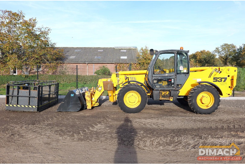 JCB 537 135 JCB verreiker met werkbak op afstandsbediening + nieuwe bak en palletvorken. TOP!! - Teleskoplastar: bild 1 JCB 537 135 JCB verreiker met werkbak op afstandsbediening + nieuwe bak en palletvorken. TOP!! - Teleskoplastar: bild 1