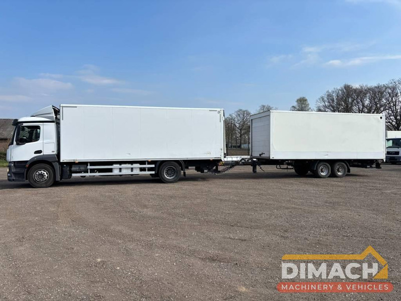 Mercedes-Benz Actros 1833 4x2 - aanhanger koffer, Euro 6 - Lastbil med skåp: bild 1 Mercedes-Benz Actros 1833 4x2 - aanhanger koffer, Euro 6 - Lastbil med skåp: bild 1