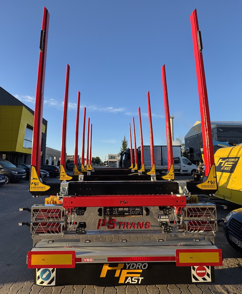 HYDROFAST Przyczepa 3 osiowa / 3 axles timber transport trailer / Remorque à 3 essieux pour le transport de bois / 3-Achs-Rungenanhänger / 3-tengelyes-rönkszállító-pótkocsi / Remorcă pentru transportul lemnului - Timmersläp: bild 4 HYDROFAST Przyczepa 3 osiowa / 3 axles timber transport trailer / Remorque à 3 essieux pour le transport de bois / 3-Achs-Rungenanhänger / 3-tengelyes-rönkszállító-pótkocsi / Remorcă pentru transportul lemnului - Timmersläp: bild 4