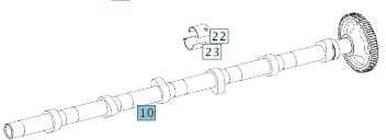 Ny Kamaxel för Lastbil Wałek rozrządu ssący (dolot) Mercedes om 935/936: bild 1